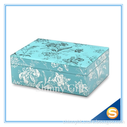 Home Decorative Box Glass Jewelry Box Trinket Box jewellery set